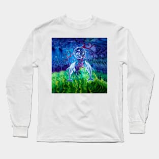 Dolphin Gaze (Square) Long Sleeve T-Shirt